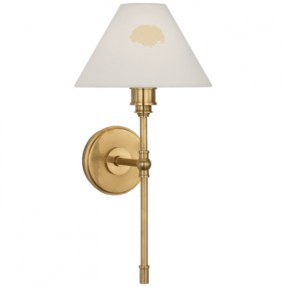 Visual Comfort Signature Parkington Large Tail Sconce Antique-Burnished Brass