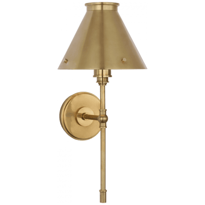 Visual Comfort Signature Parkington Large Tail Sconce Antique-Burnished Brass