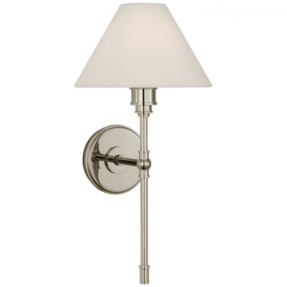 Visual Comfort Signature Parkington Large Tail Sconce Polished Nickel