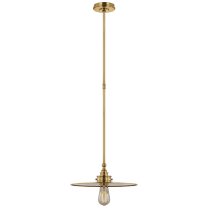 Visual Comfort Signature Parkington Pendant Antique-Burnished Brass