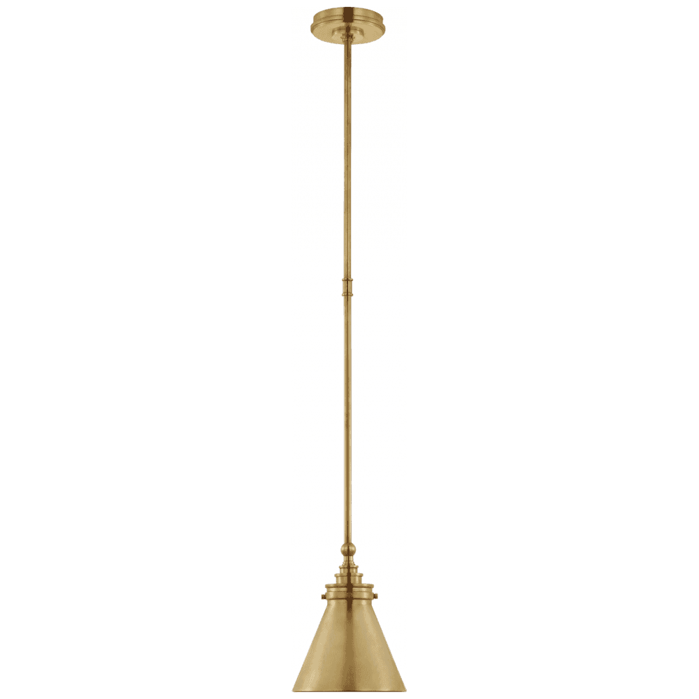 Visual Comfort Signature Parkington Pendant Antique-Burnished Brass