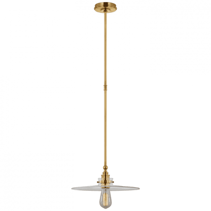 Visual Comfort Signature Parkington Pendant Antique-Burnished Brass