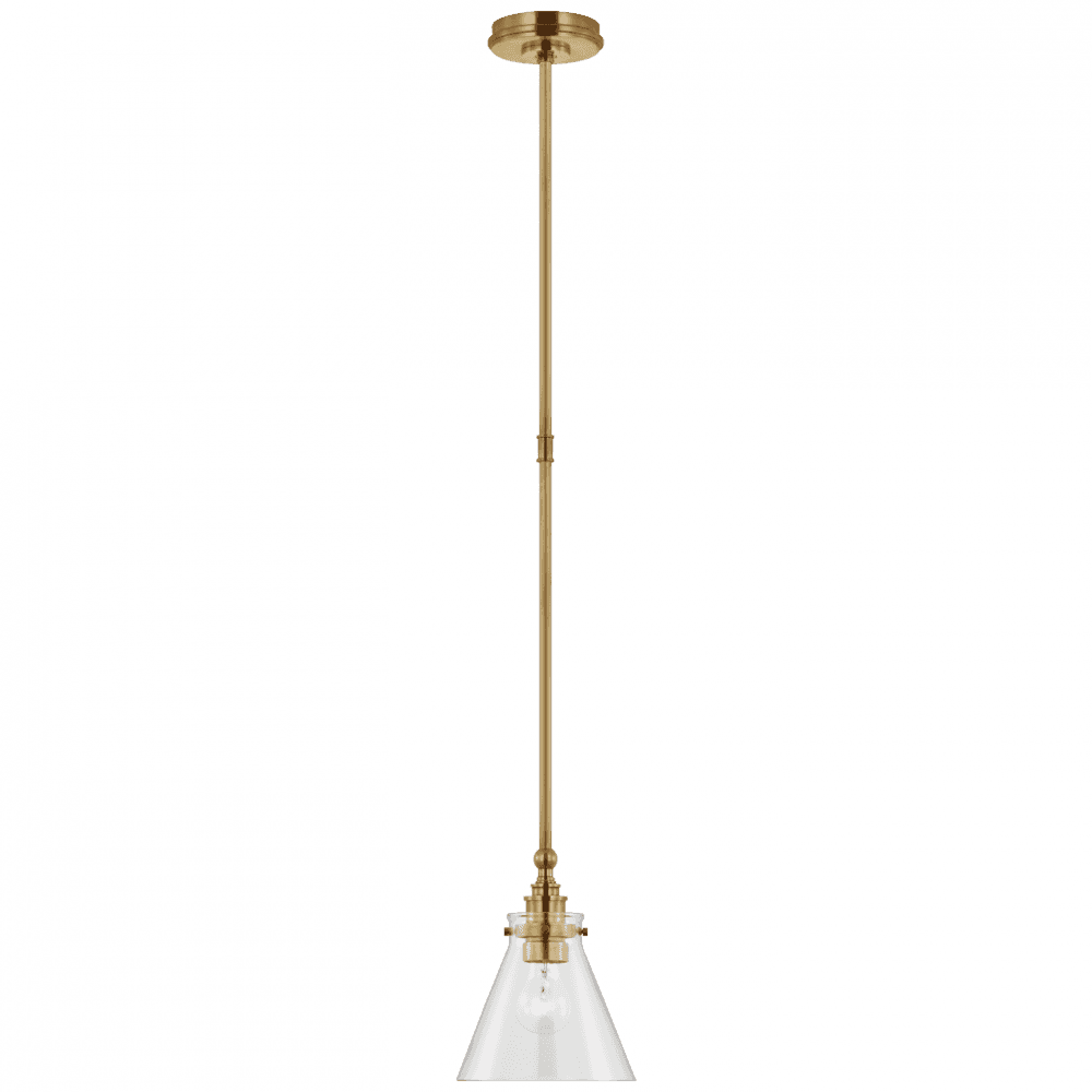 Visual Comfort Signature Parkington Pendant Antique-Burnished Brass