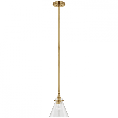 Visual Comfort Signature Parkington Pendant Antique-Burnished Brass