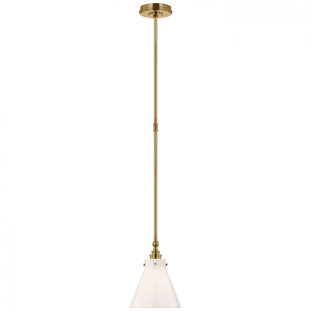 Visual Comfort Signature Parkington Pendant Antique-Burnished Brass