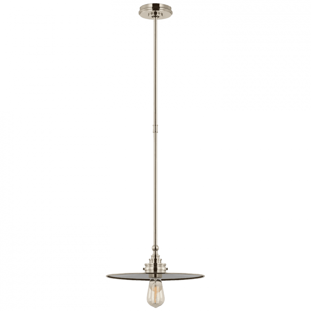 Visual Comfort Signature Parkington Pendant Polished Nickel