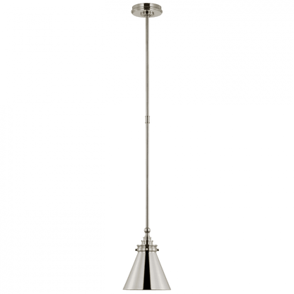 Visual Comfort Signature Parkington Pendant Polished Nickel