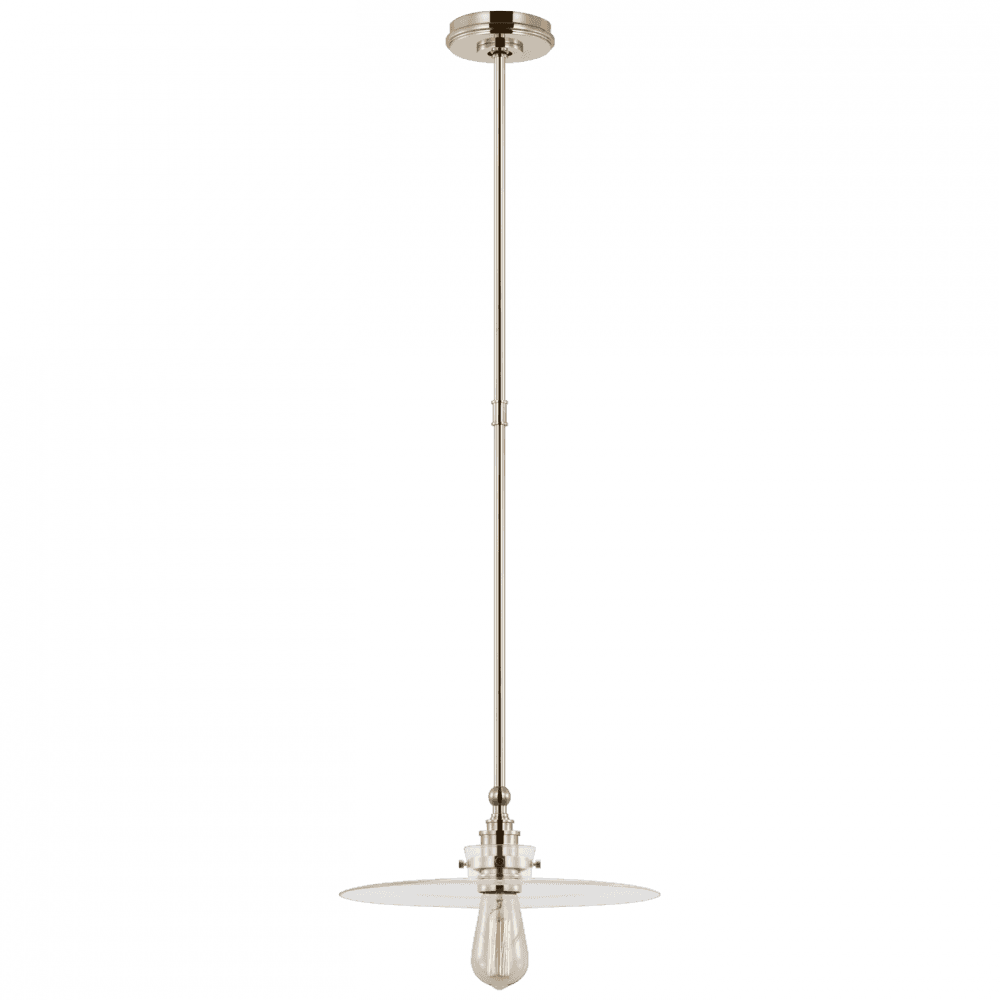 Visual Comfort Signature Parkington Pendant Polished Nickel