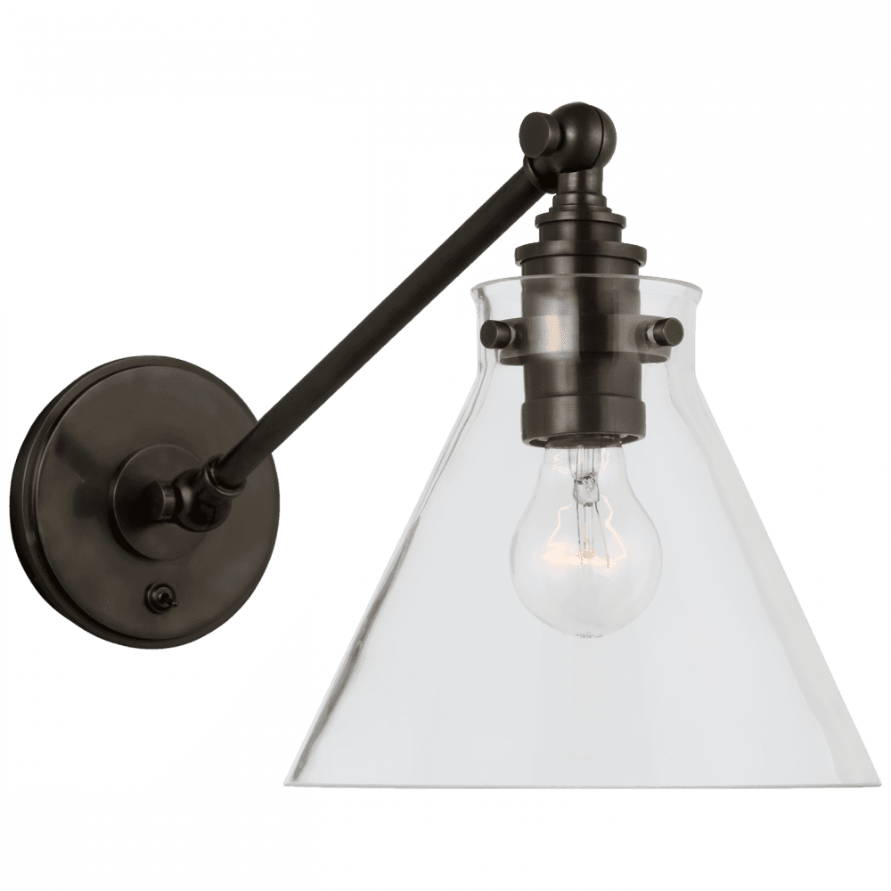 Visual Comfort Signature Parkington Single Library Wall Light Bronze