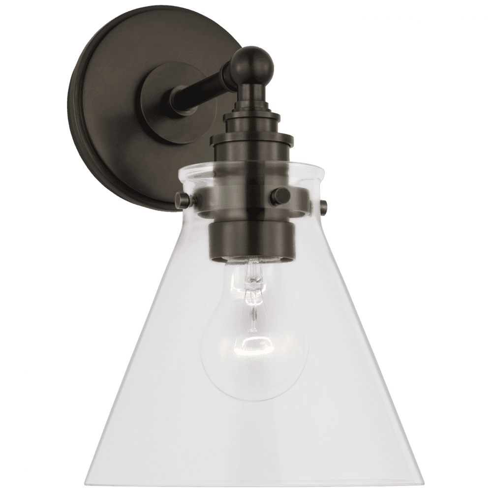 Visual Comfort Signature Parkington Small Single Wall Light Bronze