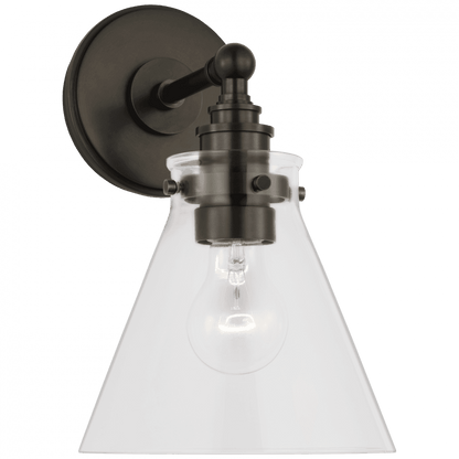 Visual Comfort Signature Parkington Small Single Wall Light Bronze