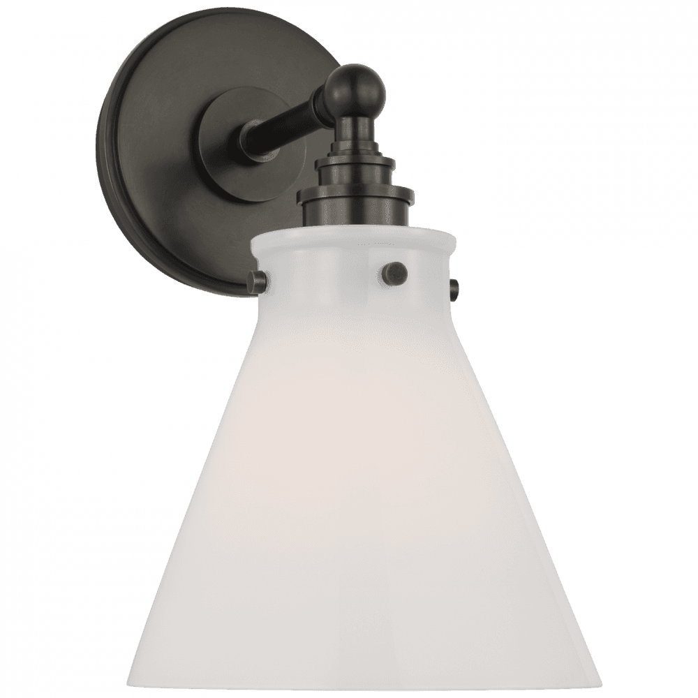 Visual Comfort Signature Parkington Small Single Wall Light Bronze