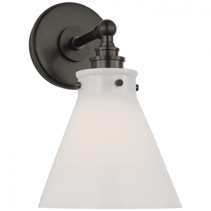 Visual Comfort Signature Parkington Small Single Wall Light Bronze