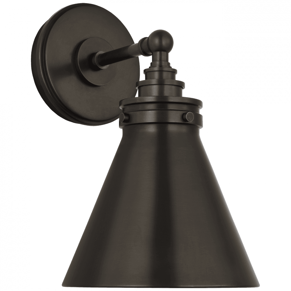 Visual Comfort Signature Parkington Small Single Wall Light Bronze