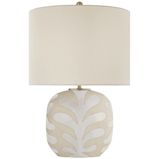 Visual Comfort Signature Parkwood Table Lamp Natural Bisque and New White