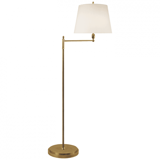 Visual Comfort Signature Paulo Floor Light Hand-Rubbed Antique Brass