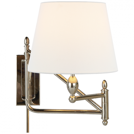 Visual Comfort Signature Paulo Small Bracket Light Polished Nickel