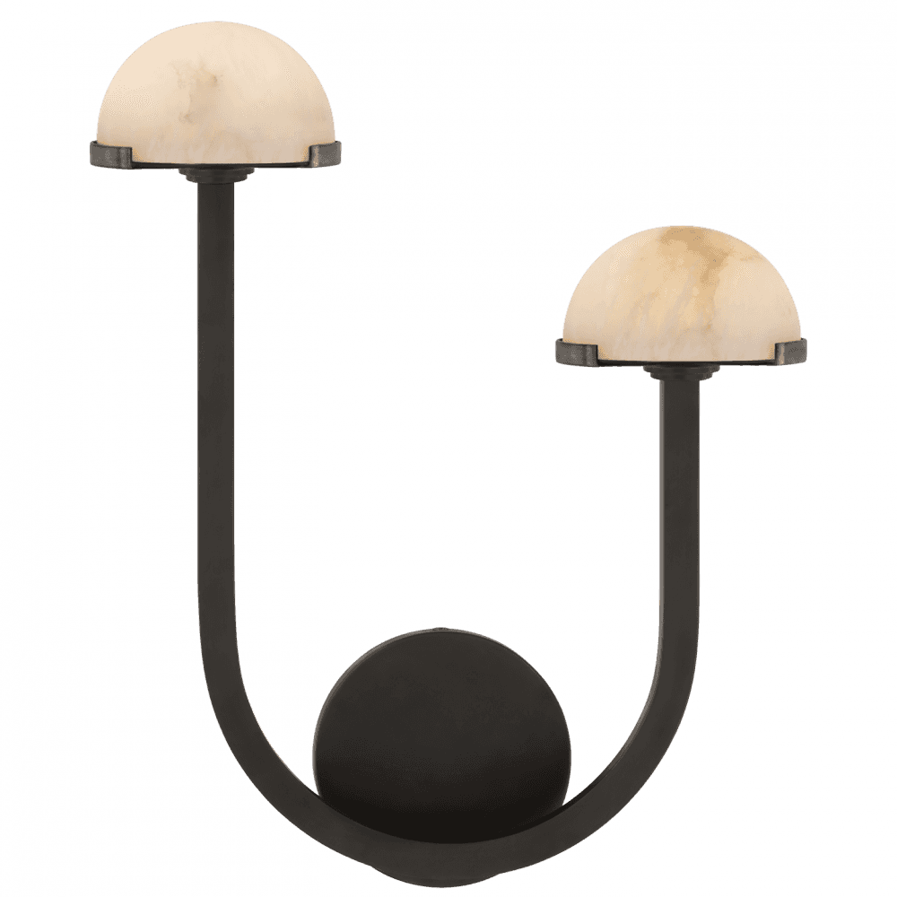 Visual Comfort Signature Pedra Assymetrical Right Wall Sconce Bronze