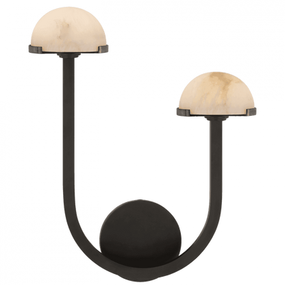 Visual Comfort Signature Pedra Assymetrical Right Wall Sconce Bronze