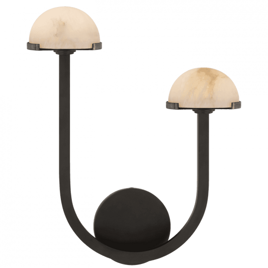Visual Comfort Signature Pedra Assymetrical Right Wall Sconce Bronze