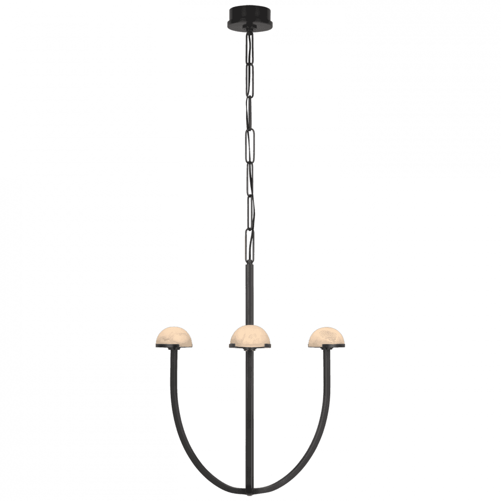 Visual Comfort Signature Pedra Medium Chandelier Bronze