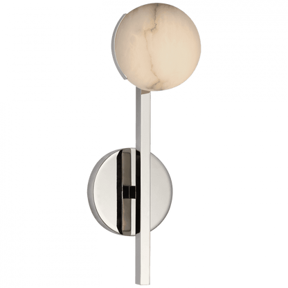 Visual Comfort Signature Pedra Petite Tail Wall Sconce Polished Nickel
