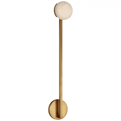 Visual Comfort Signature Pedra Single Wall Sconce Antique-Burnished Brass