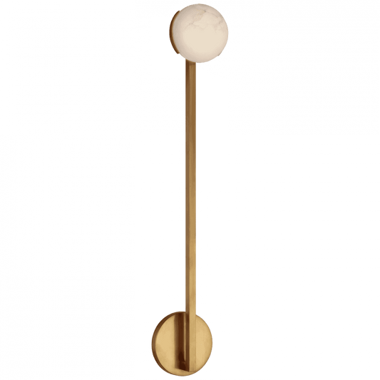 Visual Comfort Signature Pedra Single Wall Sconce Antique-Burnished Brass