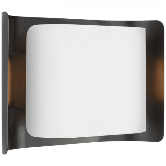 Visual Comfort Signature Penumbra 10 Hand-Rubbed Antique Brass and Linen