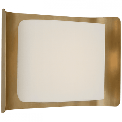 Visual Comfort Signature Penumbra 10 Polished Nickel and White