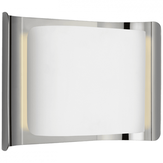 Visual Comfort Signature Penumbra 10 Hand-Rubbed Antique Brass and White