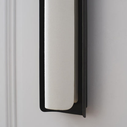 Visual Comfort Signature Penumbra 21 Polished Nickel and Linen