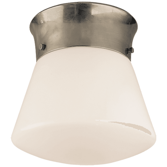 Visual Comfort Signature Perry Flush Mount Antique Nickel