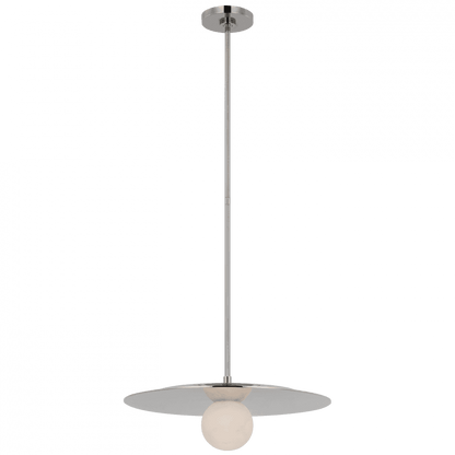 Visual Comfort Signature Pertica Disc Pendant Polished Nickel