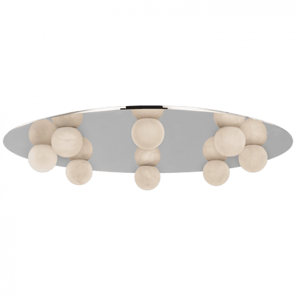 Visual Comfort Signature Pertica Flush Mount Polished Nickel
