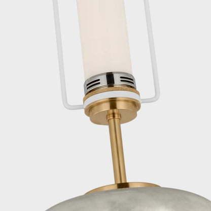 Visual Comfort Signature Phoebe Cordless Stacked Table Lamp Crystal Bronze