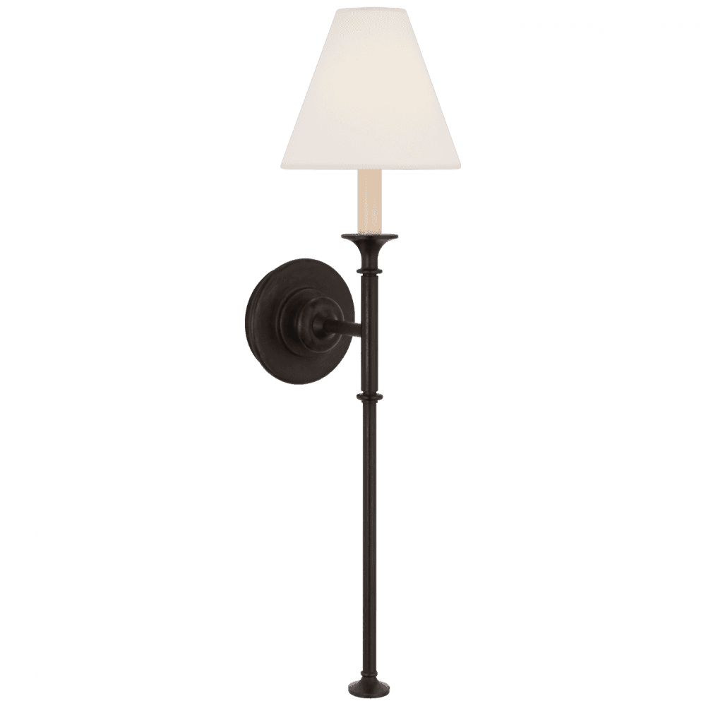 Visual Comfort Signature Piaf Large Tail Sconce Aged Iron