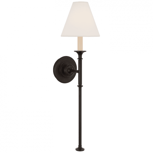Visual Comfort Signature Piaf Large Tail Sconce Aged Iron