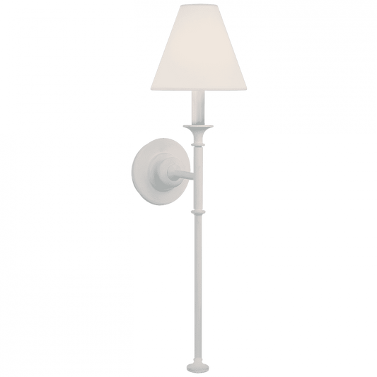Visual Comfort Signature Piaf Large Tail Wall Sconce Plaster White