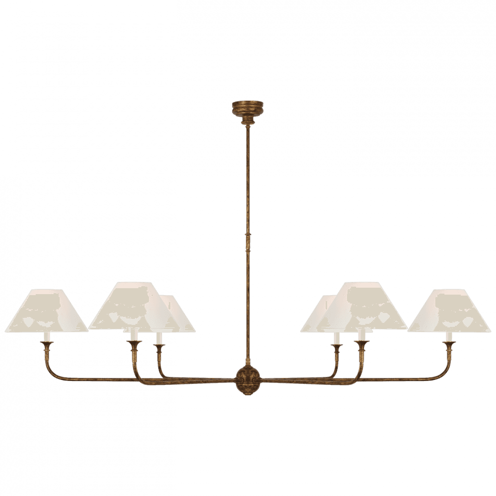 Visual Comfort Signature Piaf Oversized Chandelier Antique Gild