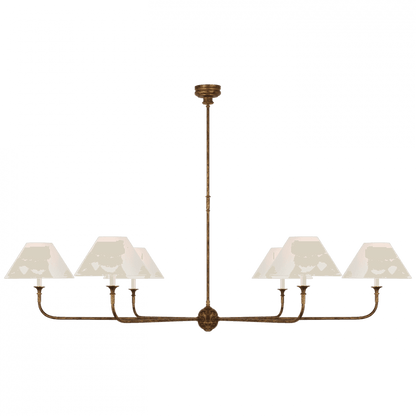 Visual Comfort Signature Piaf Oversized Chandelier Antique Gild