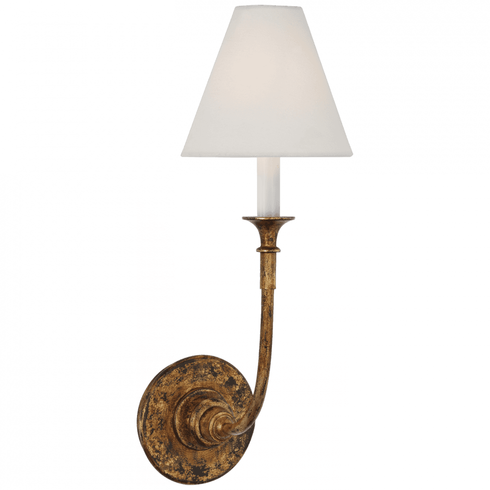 Visual Comfort Signature Piaf Single Sconce Antique Gild