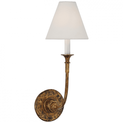 Visual Comfort Signature Piaf Single Sconce Antique Gild