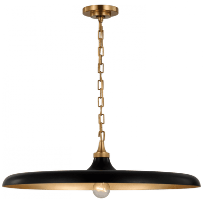 Visual Comfort Signature Piatto Pendant Polished Nickel
