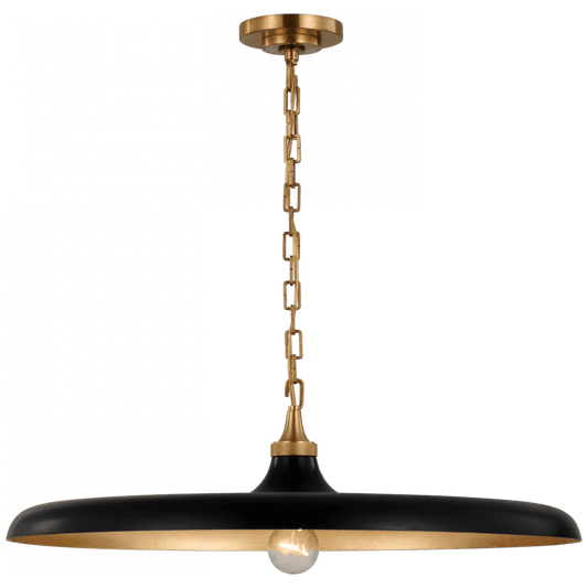 Visual Comfort Signature Piatto Pendant Polished Nickel
