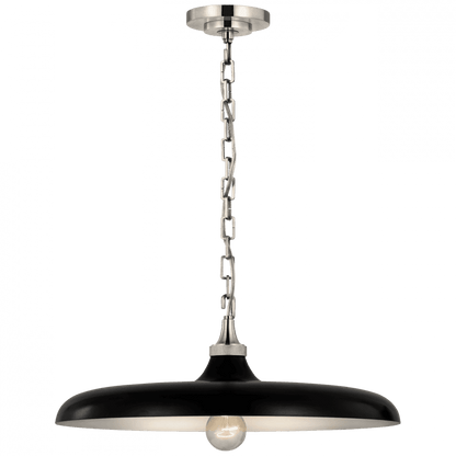 Visual Comfort Signature Piatto Pendant Polished Nickel