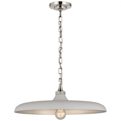 Visual Comfort Signature Piatto Pendant Polished Nickel