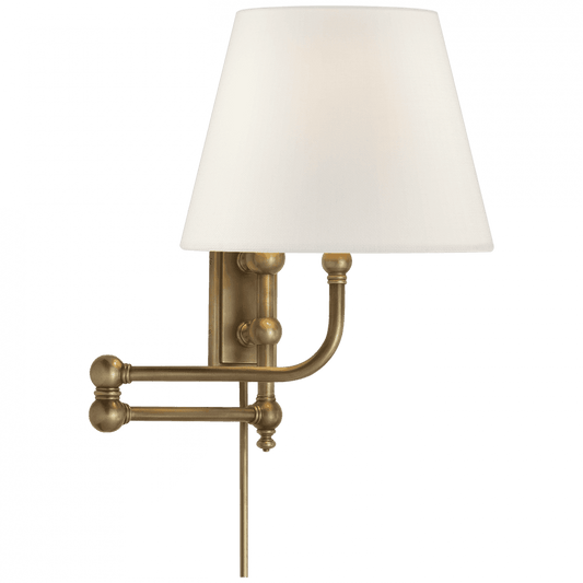 Visual Comfort Signature Pimlico Swing Arm Polished Nickel