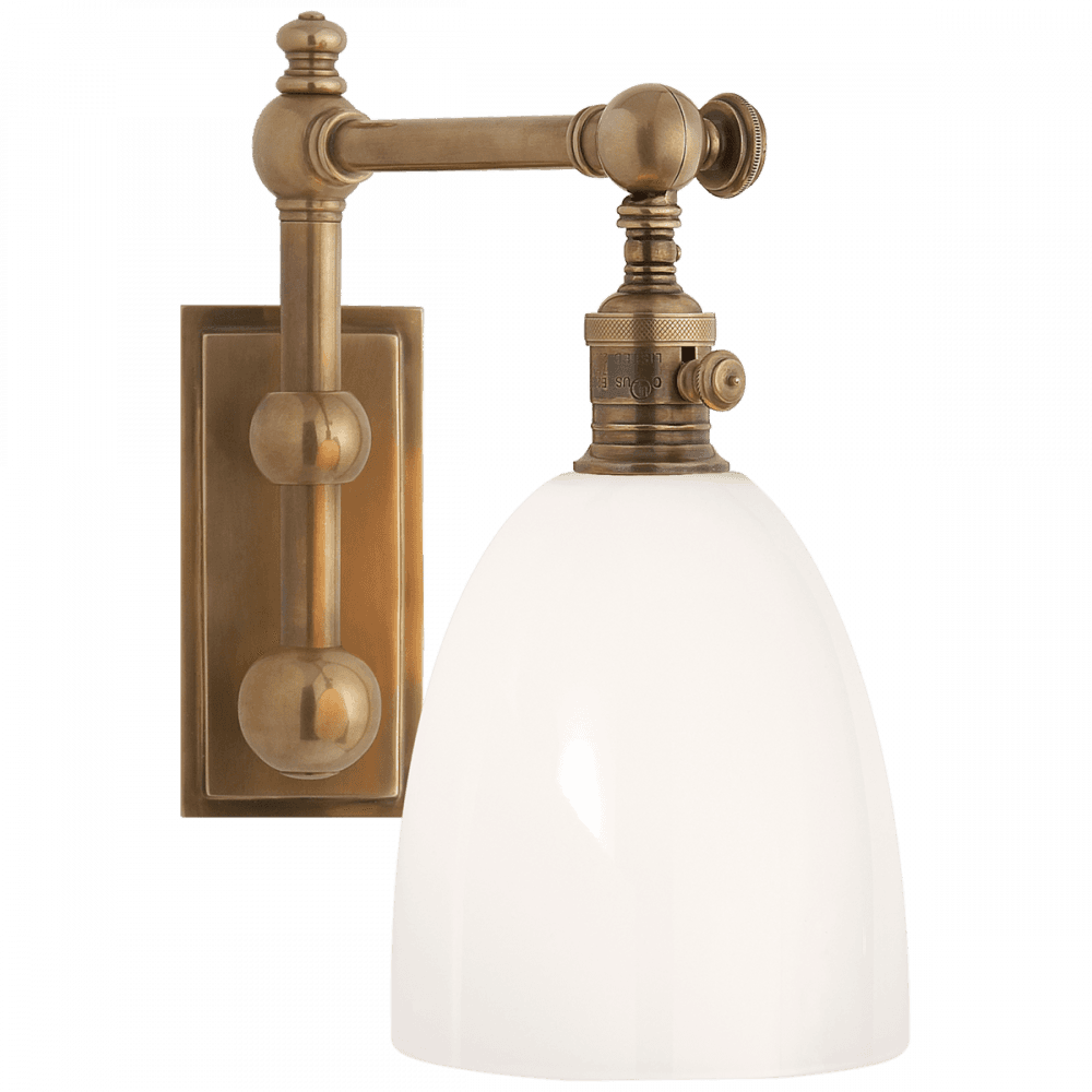 Visual Comfort Signature Pimlico Wall Sconce Antique-Burnished Brass