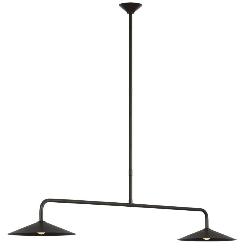 Visual Comfort Signature Ponce 62 Polished Nickel
